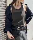 JOURNAL STANDARD 《追加予約》メッシュノースリーブ ジャーナル スタンダード トップス ノースリーブ・タンクトップ ベージュ ブラック【送料無料...
