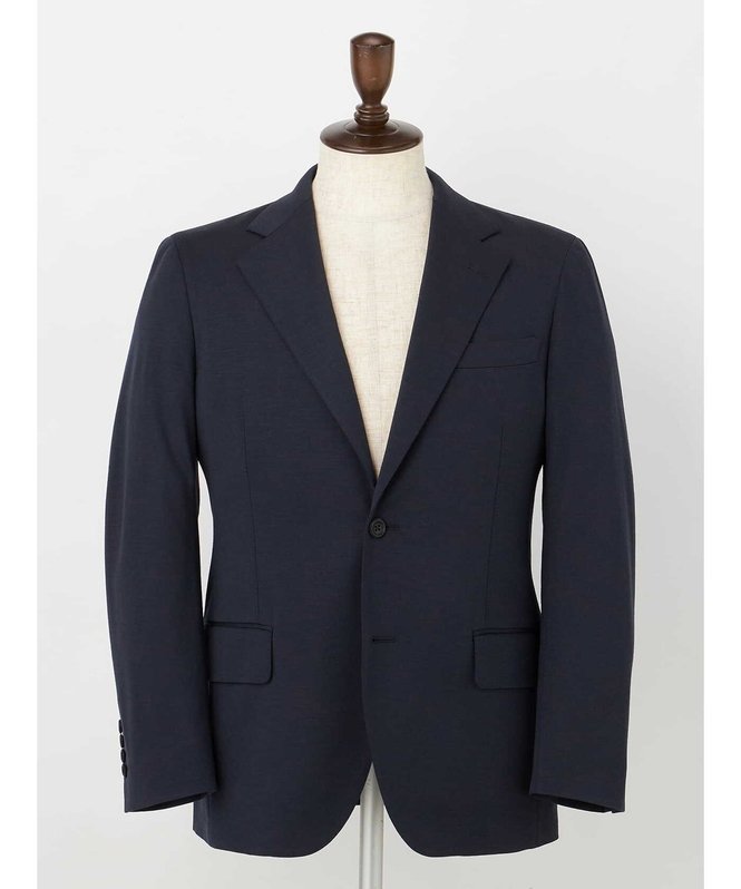 Aquascutum MEN 【セットアップ対応】Dress Jersey Set-Up Jacket アクアスキュータム ジャケット・アウター テーラードジャケット・ブレザー ネイビー【送料無料】