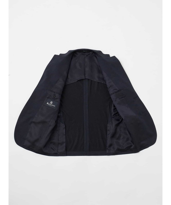 Aquascutum MEN 【セットアップ対応】Dress Jersey Set-Up Jacket アクアスキュータム ジャケット・アウター テーラードジャケット・ブレザー ネイビー【送料無料】