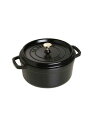 楽天Rakuten Fashion212 KITCHEN STORE STAUB （ストウブ） ココットラウンド 20cm ブラック トゥーワントゥーキッチンストア 食器・調理器具・キッチン用品 その他の食器・調理器具・キッチン用品 ブラック【送料無料】