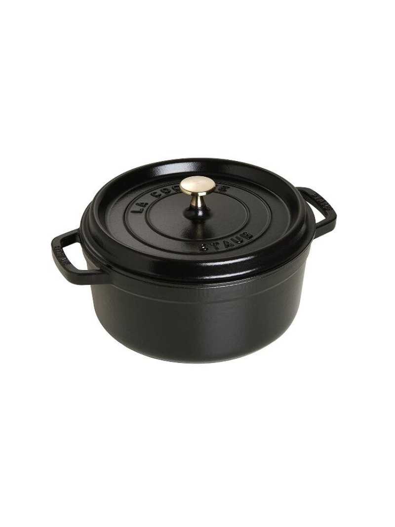 212 KITCHEN STORE ピコ・ココットラウンド 20cm BK ＜staub ストウブ＞ トゥーワントゥーキッチンストア 食器・調理器具・キッチン用品 その他の食器・調理器具・キッチン用品 ブラック【送料無料】 stylife-12882170 Rakuten Fashion サンプル画像2