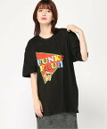 FUNKY FRUIT FUNKYFRUIT/(U)80'sふぁんふるロゴビッグTシャツ ファンキーフルーツ トップス カットソー・Tシャツ ブラック ホワイト【送料無料】
