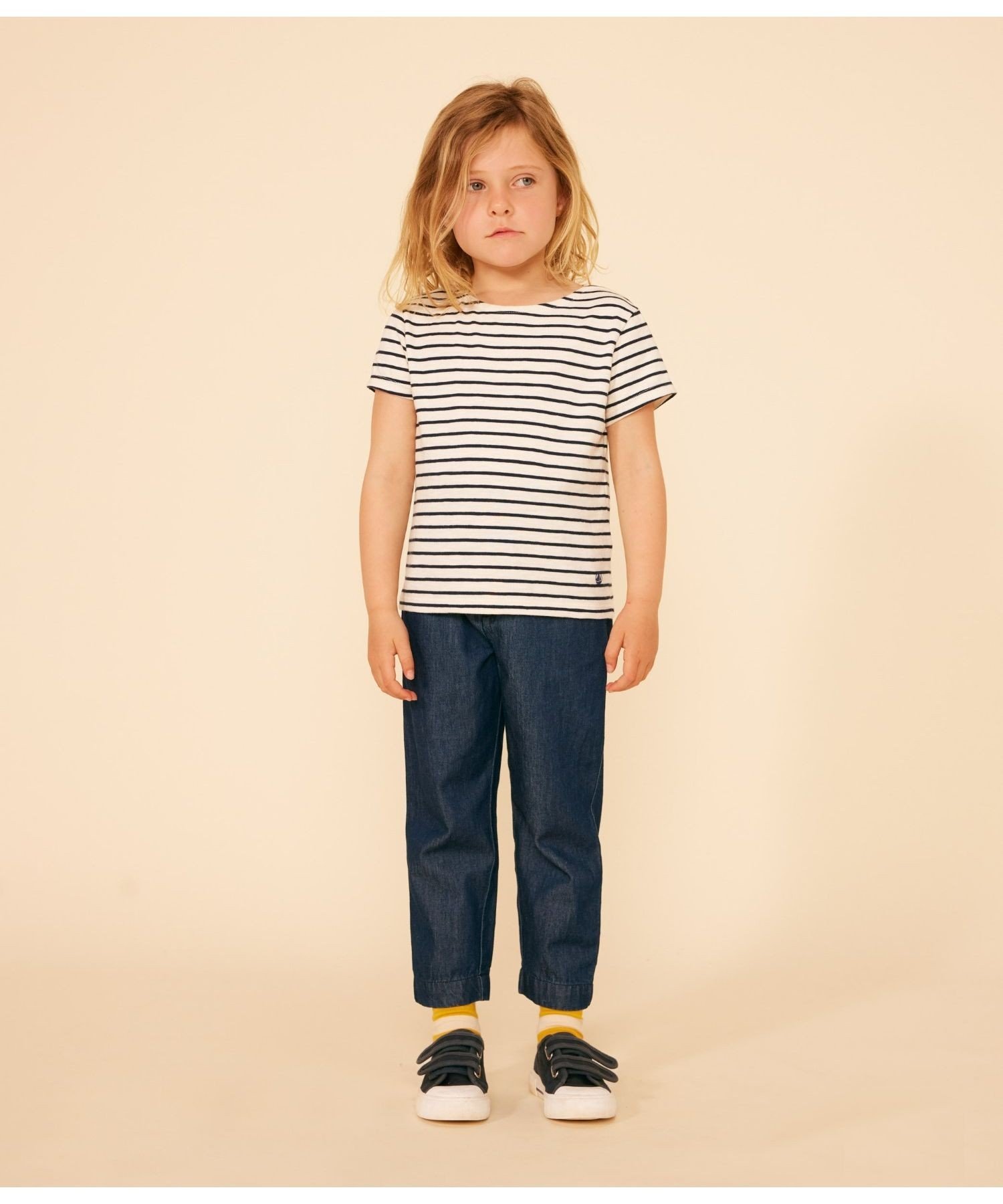 PETIT BATEAU ミニマリニエール半袖Tシャツ プチバトー トップス カットソー・Tシャツ【送料無料】