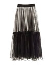 【SALE/68%OFF】PIN SHEER TULLE SKIRT イチキュウキュウサン スカート ロング・マキシスカート ブラック ホワイト