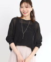 【SALE/30%OFF】Reflect 【夏SALE/手洗い可/夏まで着られる】ドライタッチホールガーメント(R)ニット リフレクト トップス ニット ブラック グレー ブルー ピンク【送料無料】