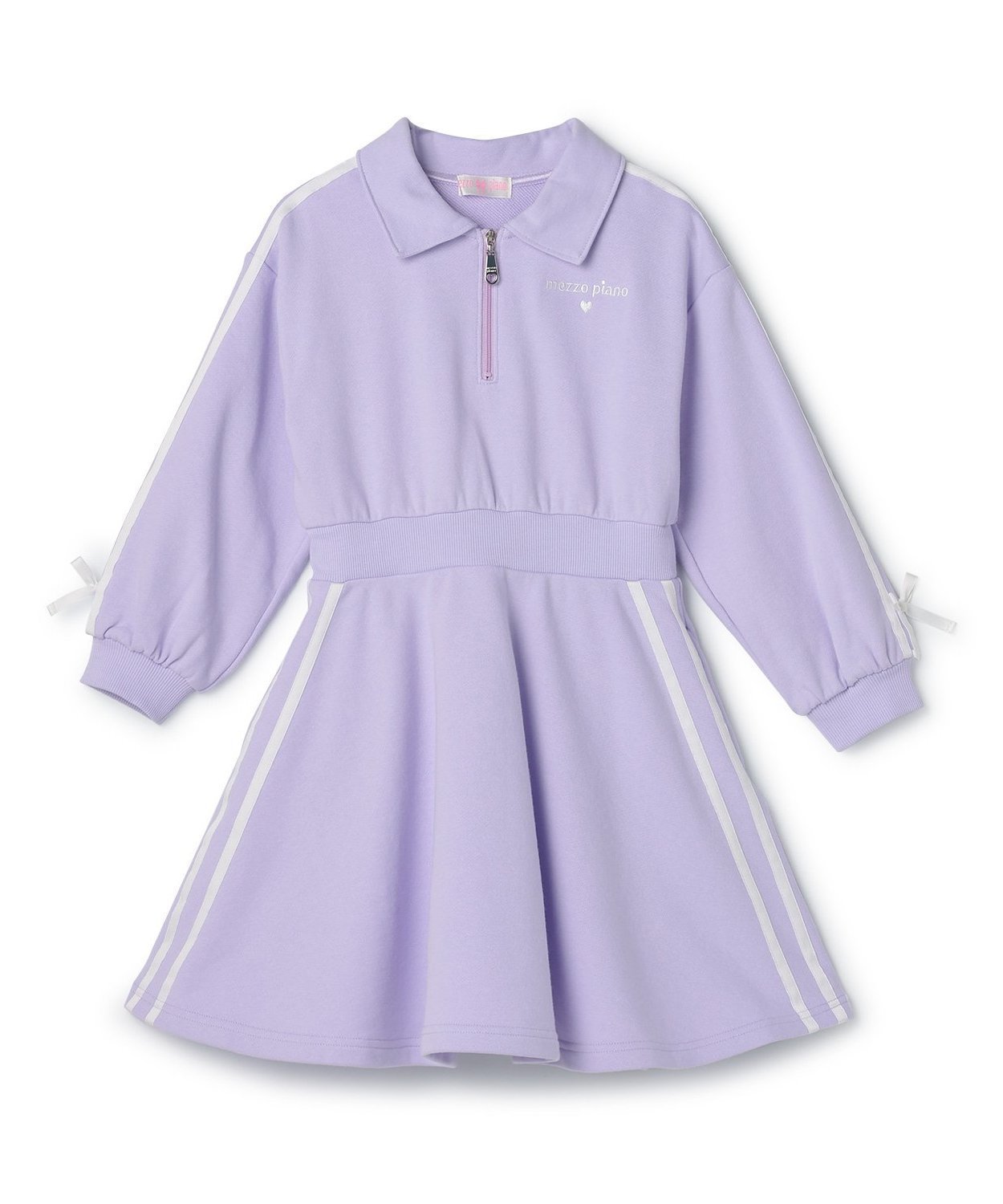 mezzo piano 【福袋B】ハーフZIP ラインワンピース ナルミヤオンライン ワンピース・ドレス ワンピース パープル【送料無料】のサムネイル