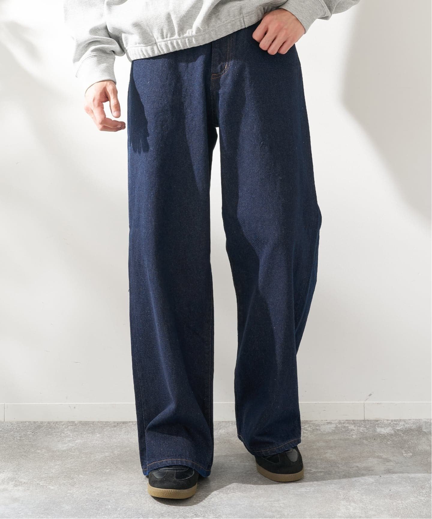 12.5 oz デニム J/W 5PKT ベーセーストック パンツ ジーンズ・デニムパンツ ブラック ネイビー