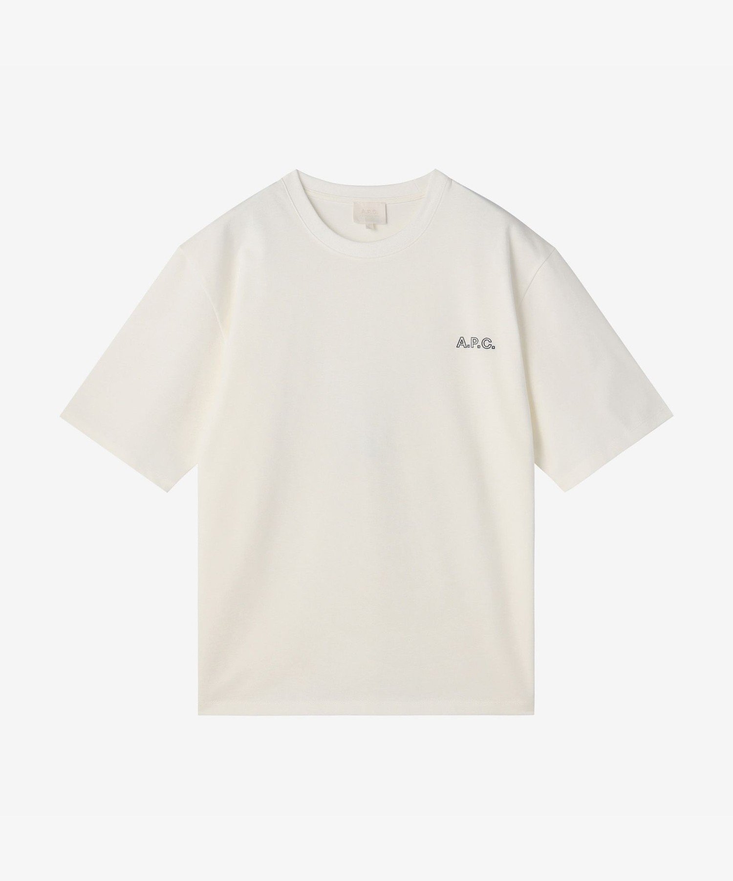 A.P.C. ニュー Outline Tシャツ アー・ぺー・セー トップス カットソー・Tシャツ ホワイト【送料無料】