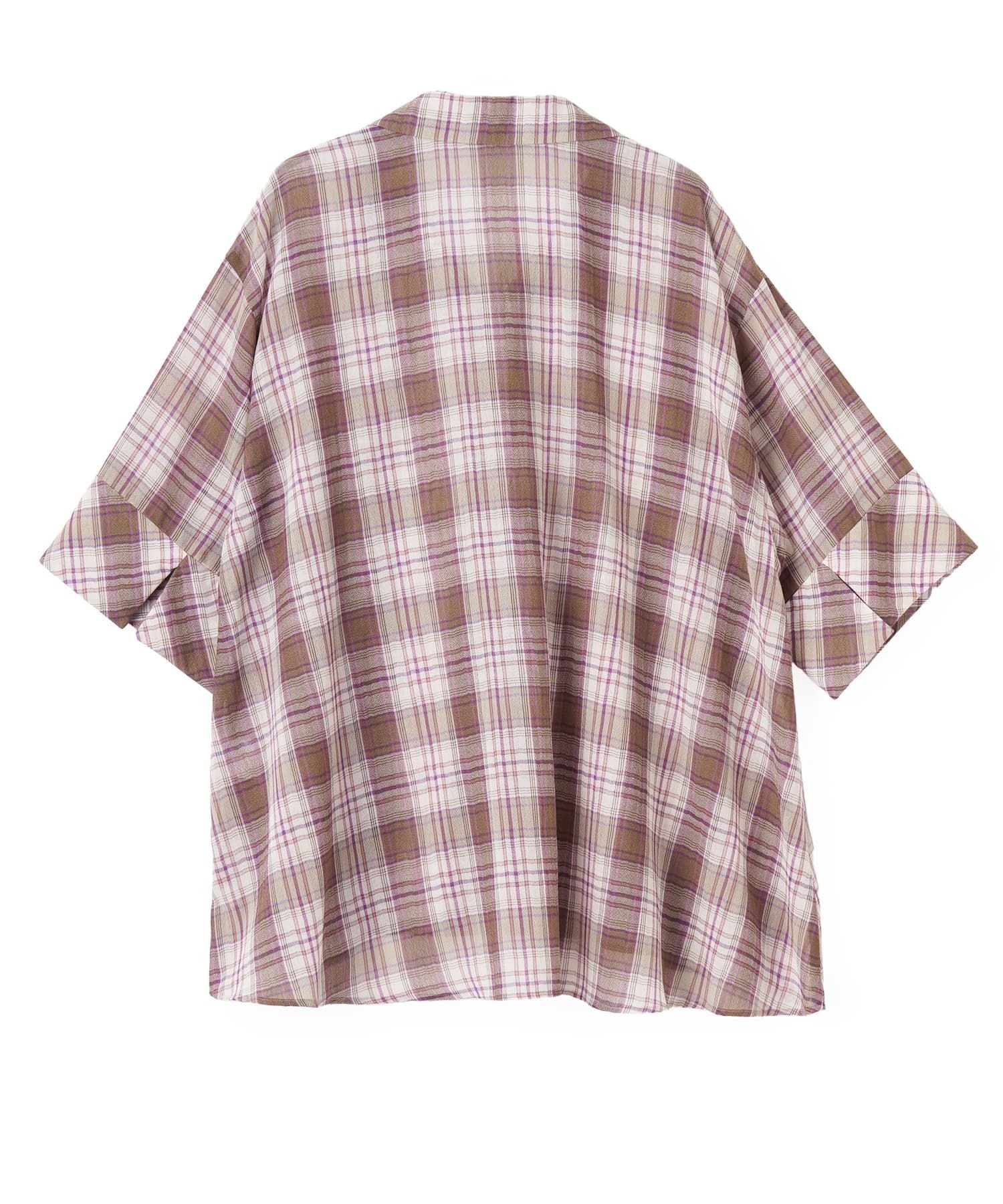 Leilian PLUS HOUSE ブラウス【Leilian WHITE LABEL】 レリアン プラスハウス トップス シャツ・ブラウス パープル