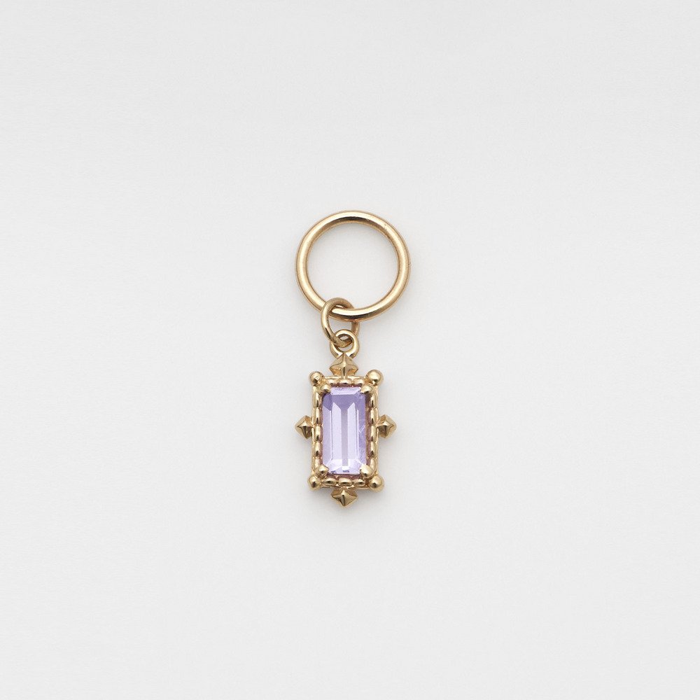 NOJESS 【Tiny Charm】K10チャーム ノジェス アクセサリー・腕時計 その他のアクセサリー・腕時計 パープル【送料無料】