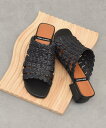 【SALE/30%OFF】ANGEL ALARCON 【ANGEL ALARCON】ローヒールラフィアサンダル インターショシュール シューズ・靴 サンダル【送...