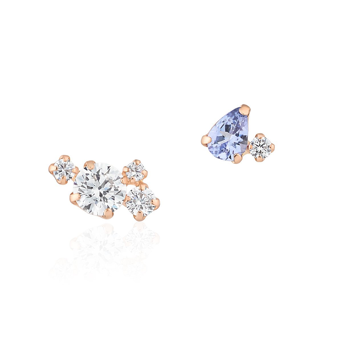 Canal 4℃ 【12月誕生石】K10ピンクゴールド タンザナイト ピアス カナルヨンドシー アクセサリー・腕時計 ピアス ゴールド【送料無料】