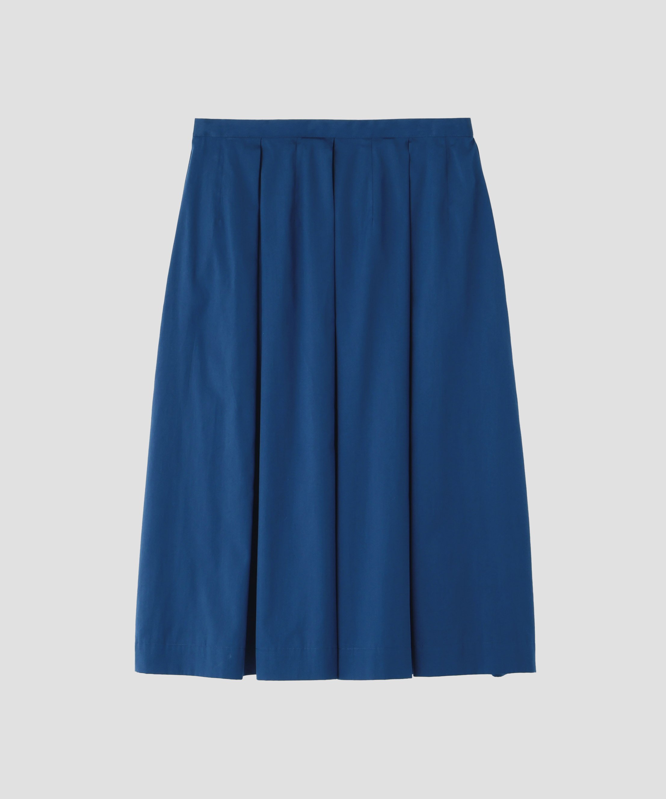 MARGARET HOWELL COTTON SILK POPLIN SKIRT マーガレット・