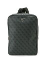 【SALE／30 OFF】GUESS (M)VEZZOLA Smart Flat Backpack ゲス バッグ リュック バックパック ブラック【送料無料】