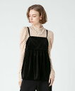 【SALE/50%OFF】LOULOU WILLOUGHBY 【LOULOU WILLOUGHBY】ベロアキャミソール アルアバイル トップス その他のトップス...