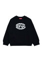 【SALE/40%OFF】DIESEL キッズ スウェット SBELL OVER ディーゼル トップス スウェット・トレーナー ブラック【送料無料】