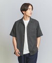 ユナイテッドアローズ 【SALE／40%OFF】BEAUTY&YOUTH UNITED ARROWS サンディ オープンカラー リラックスレギュラー シャツ ユナイテッドアローズ アウトレット トップス シャツ・ブラウス グレー ホワイト グリーン ネイビー【送料無料】