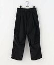 【SALE/30%OFF】417 EDIFICE 【999HUMANITY / 999ヒューマニティ】NYLON EASY PANTS W フォーワンセブン エディフィス パンツ その他のパンツ カーキグリーン グレー ブラック【送料無料】(4)