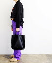 Magine cheek チーク:rivet 2way tote/リベット2way トートバッグ マージン バッグ トートバッグ イエロー パープル ブラック シルバー【送料無料】