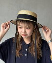CPCM タレ付きブレードカンカン帽 シーピーシーエム 帽子 その他の帽子 ブラウン ベージュ