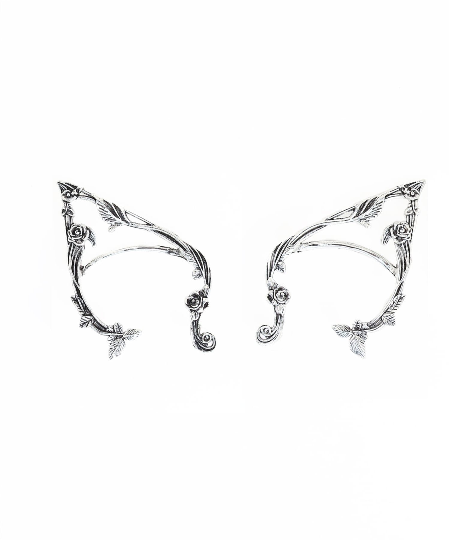 【SALE／20%OFF】Coo+i Coo+i/(W)エルフモチーフデザインピアス スレンダー アクセサリー・腕時計 ピアス シルバー