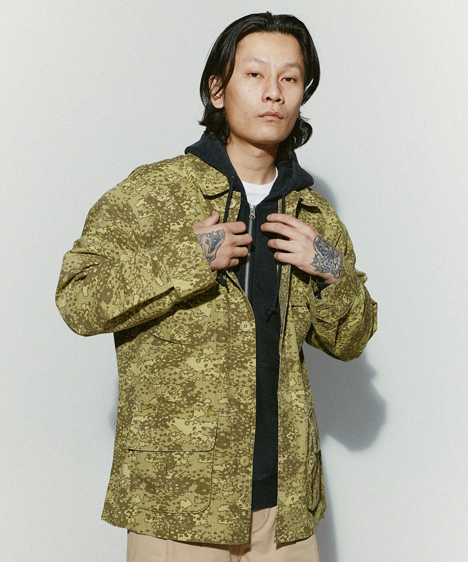 HUF DELTA BDU JACKET / HUF ハフ ジャケット ハフ ジャケット・アウター その他のジャケット・アウター グリーン パープル【送料無料】
