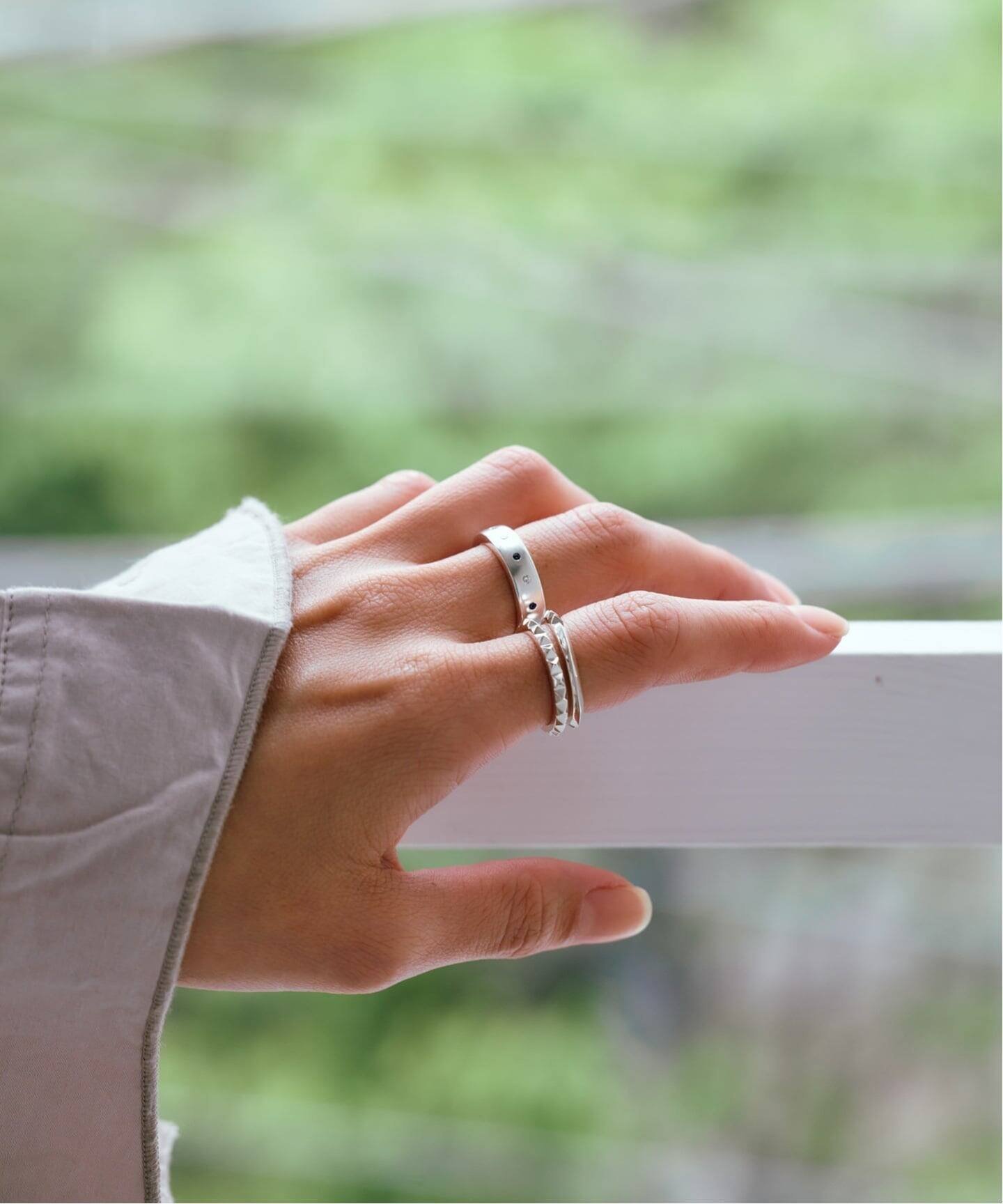 WORLDLY-WISE 【BYSMITH / バイスミス】ALL STUDS 925 RING:リング ワールドリーワイズ アクセサリー・腕時計 リング・指輪 シルバー