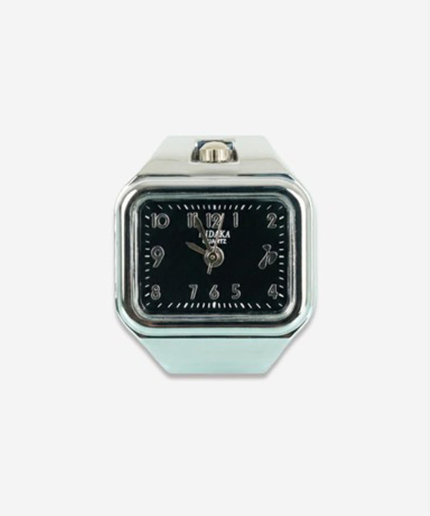 417 EDIFICE HIDAKA / ヒダカ E/W Ring Watch フォーワンセブン エディフィス アクセサリー・腕時計 リング・指輪 ブラック ブルー ホワイト