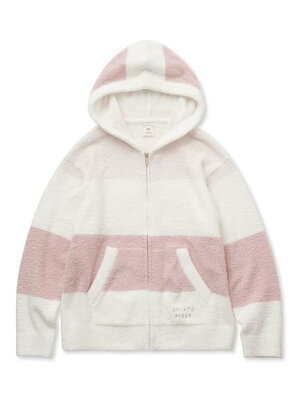 gelato pique べビモコ3ボーダーパーカ ジェラートピケ インナー・ルームウェア その他のインナー・ルームウェア ピンク ネイビー【送料無料】