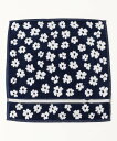 TOCCA WHITE FLOWER TOWELCHIEF タオルハンカチ トッカ ファッション雑貨 ハンカチ・ハンドタオル ネイビー グレー ピンク