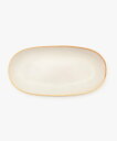 【SALE/35%OFF】Afternoon Tea LIVING 美濃焼楕円長皿 アフタヌーンティー・リビング 食器・調理器具・キッチン用品 食器・皿 ブラッ...