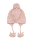 【SALE/30%OFF】Si・Shu・Non Si・Shu・Non/モチーフニットボウ シ・シュ・ノン 帽子 ニット帽・ビーニー ホワイト ベージュ ピンク