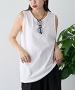 【SALE/10%OFF】CIAOPANIC TYPY 【ユニセックス】接触冷感テレコリブノースリーブタンクトップ チャオパニックティピー トップス ノースリー...