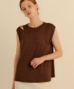 kiehtova kiehtova/LAYERED TANK TOPS/レイヤード タンクトップス フォブ トップス ノースリーブ・タンクトップ ブラウン グリ...