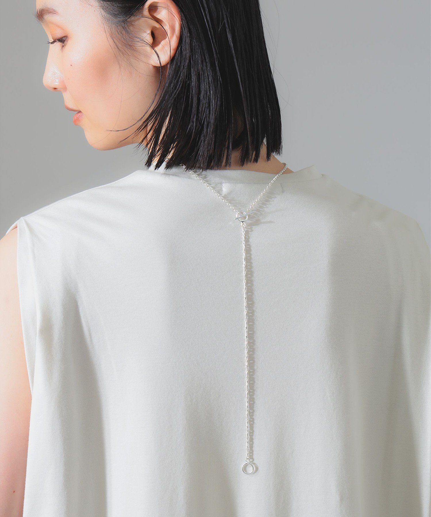 Demi-Luxe BEAMS ISOLATION / コンビネーション ロングネックレス シルバー デミルクス ビームス アクセサリー・腕時計 その他のアクセサリー・腕時計 シルバー【送料無料】のサムネイル