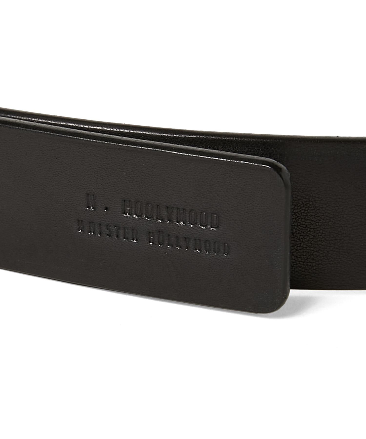 N.HOOLYWOOD COMPILE BELT エヌ．ハリウッド ファッション雑貨 ベルト ブラック【送料無料】