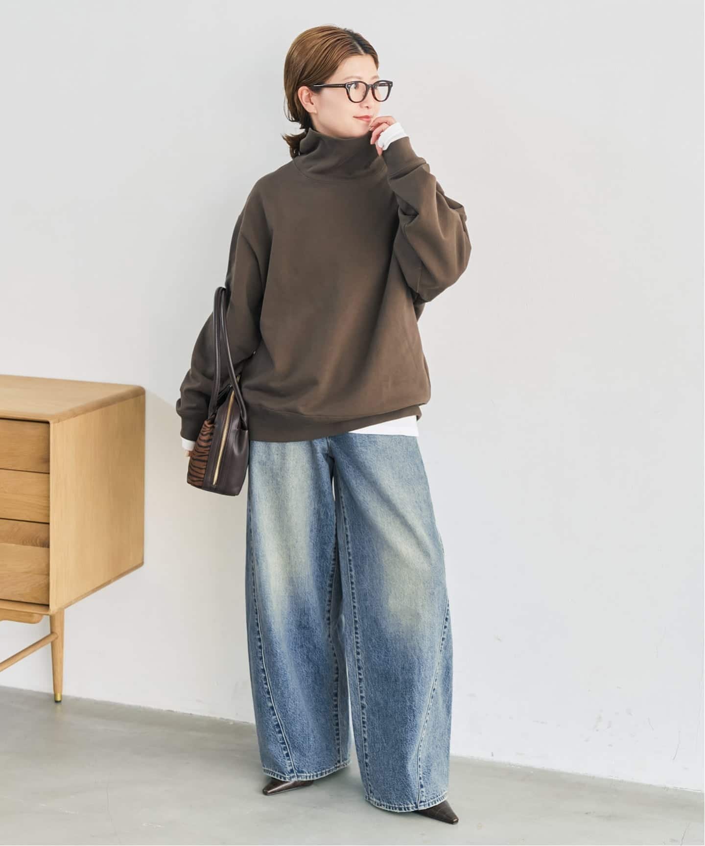 Spick & Span 《追加》LEVI'S(R) 別注 SMU SUPER BAGGY BARREL スピックアンドスパン パンツ ジーンズ・デニムパンツ ブルー
