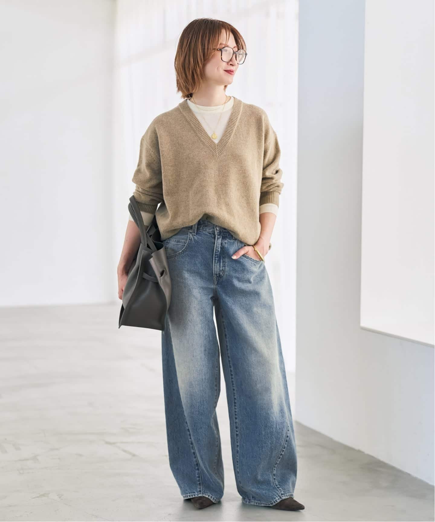 Spick & Span 《追加》LEVI'S(R) 別注 SMU SUPER BAGGY BARREL スピックアンドスパン パンツ ジーンズ・デニムパンツ ブルー