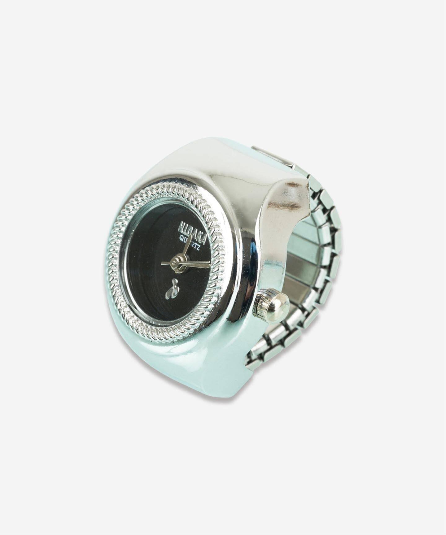 417 EDIFICE HIDAKA / ヒダカ Ghost Ring Watch フォーワンセブン エディフィス アクセサリー・腕時計 リング・指輪 ブラック シルバー