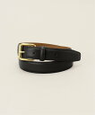 IENA 《追加》MAISON BOINET/メゾンボワネ LETHER BELT ベルト 94146G イエナ ファッション雑貨 ベルト ブラック【送料無料】