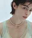 les bon bon les bonbon/glow pearl necklace フォブ アクセサリー・腕時計 ネックレス ホワイト【送料無料】