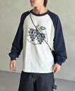 CPCM フルーツスラブロンT シーピーシーエム トップス カットソー・Tシャツ イエロー レッド ネイビー【送料無料】