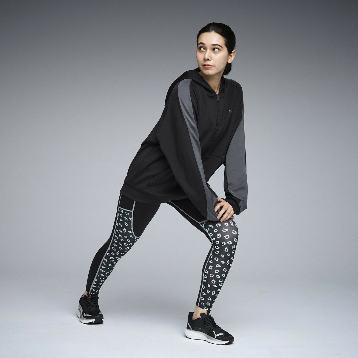 【SALE／30%OFF】PUMA ウィメンズ トレーニング トレイン エッジ AOP タイツ プーマ パンツ その他のパンツ ブラック【送料無料】