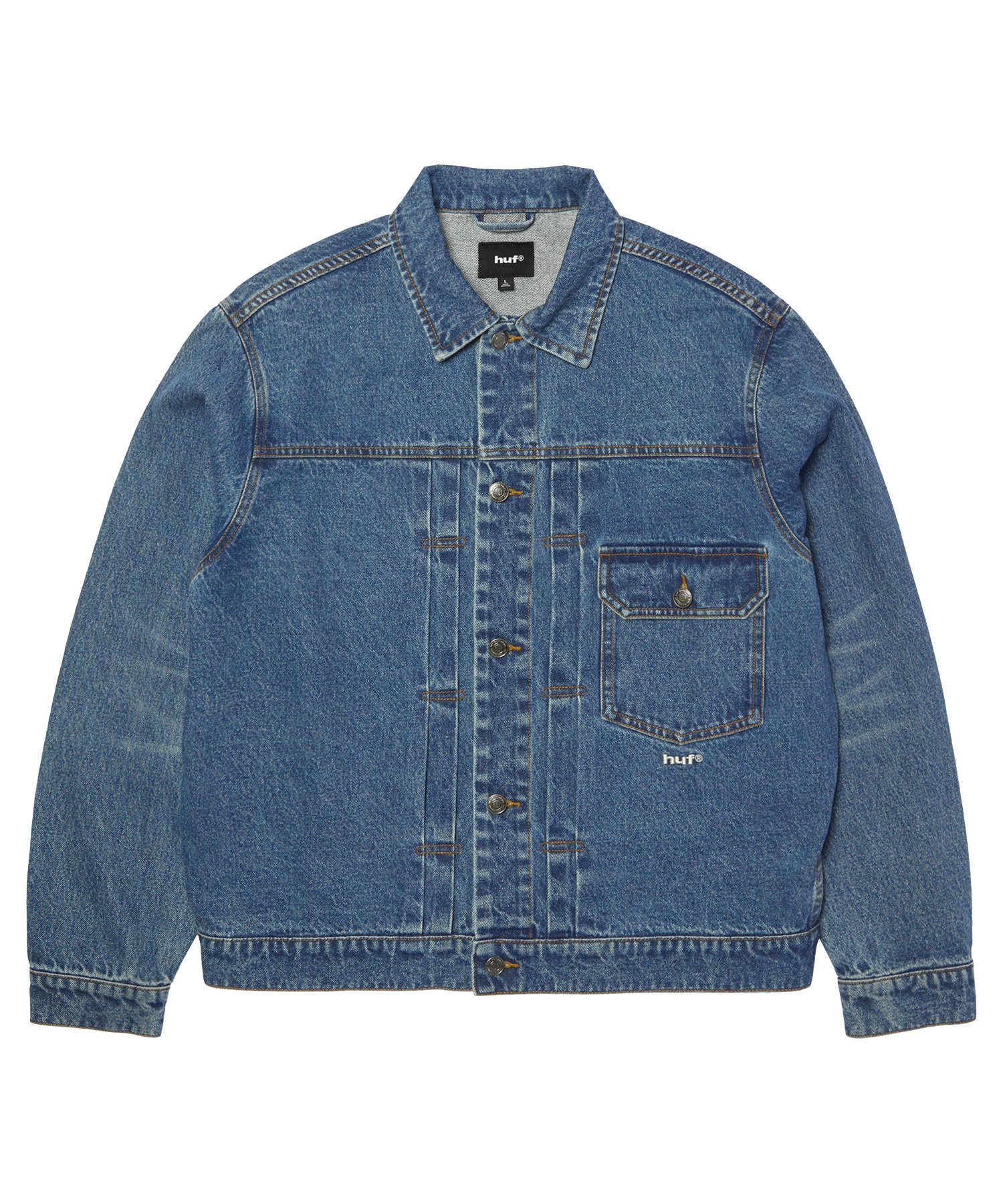 HUF 89 TRUCKER JACKET / HUF ハフ ジャケット ハフ ジャケット・アウター その他のジャケット・アウター ネイビー【送料無料】