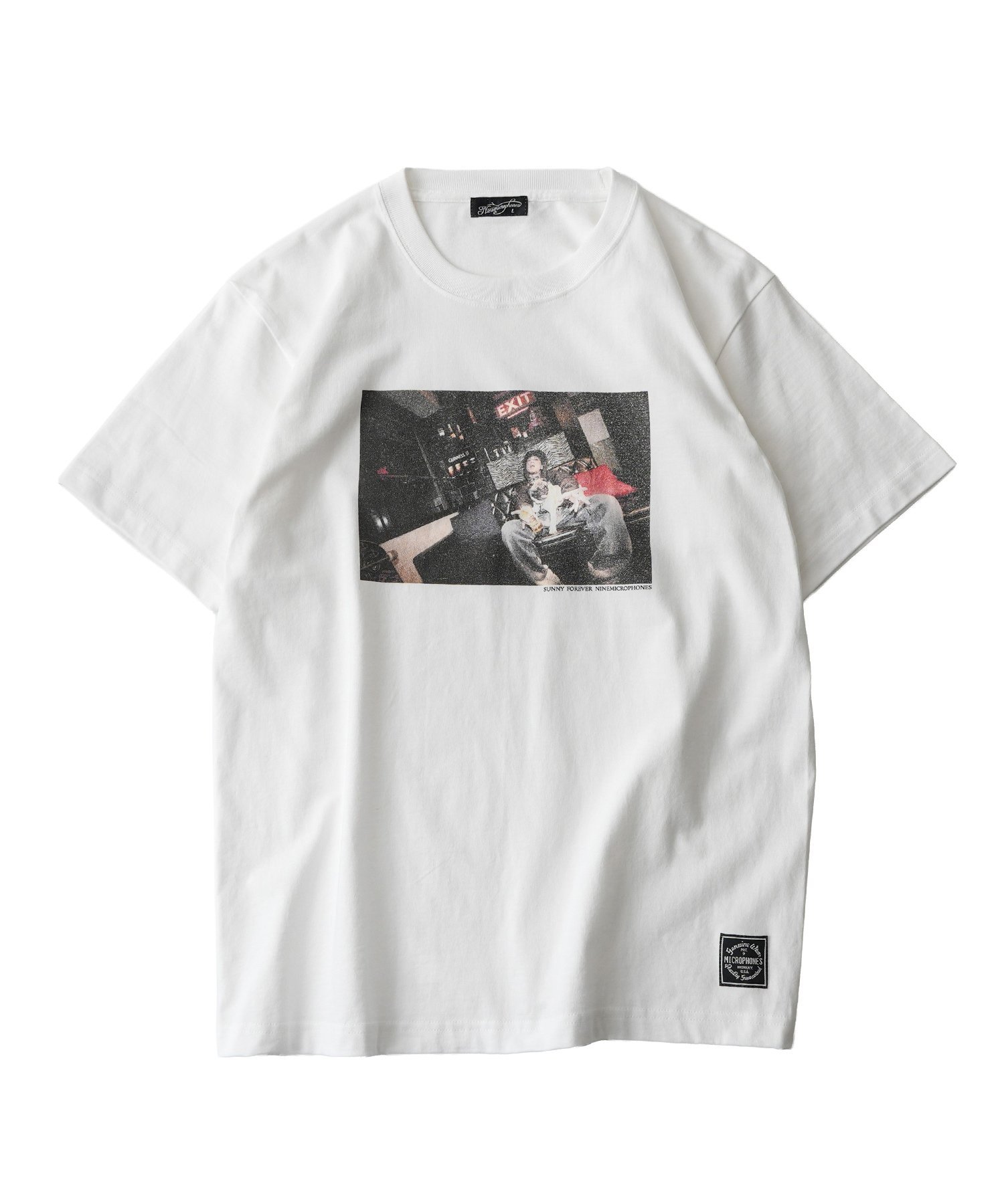 NineMicrophones SUNNY TEE サブサエティ トップス カットソー・Tシャツ ホワイト ブラック