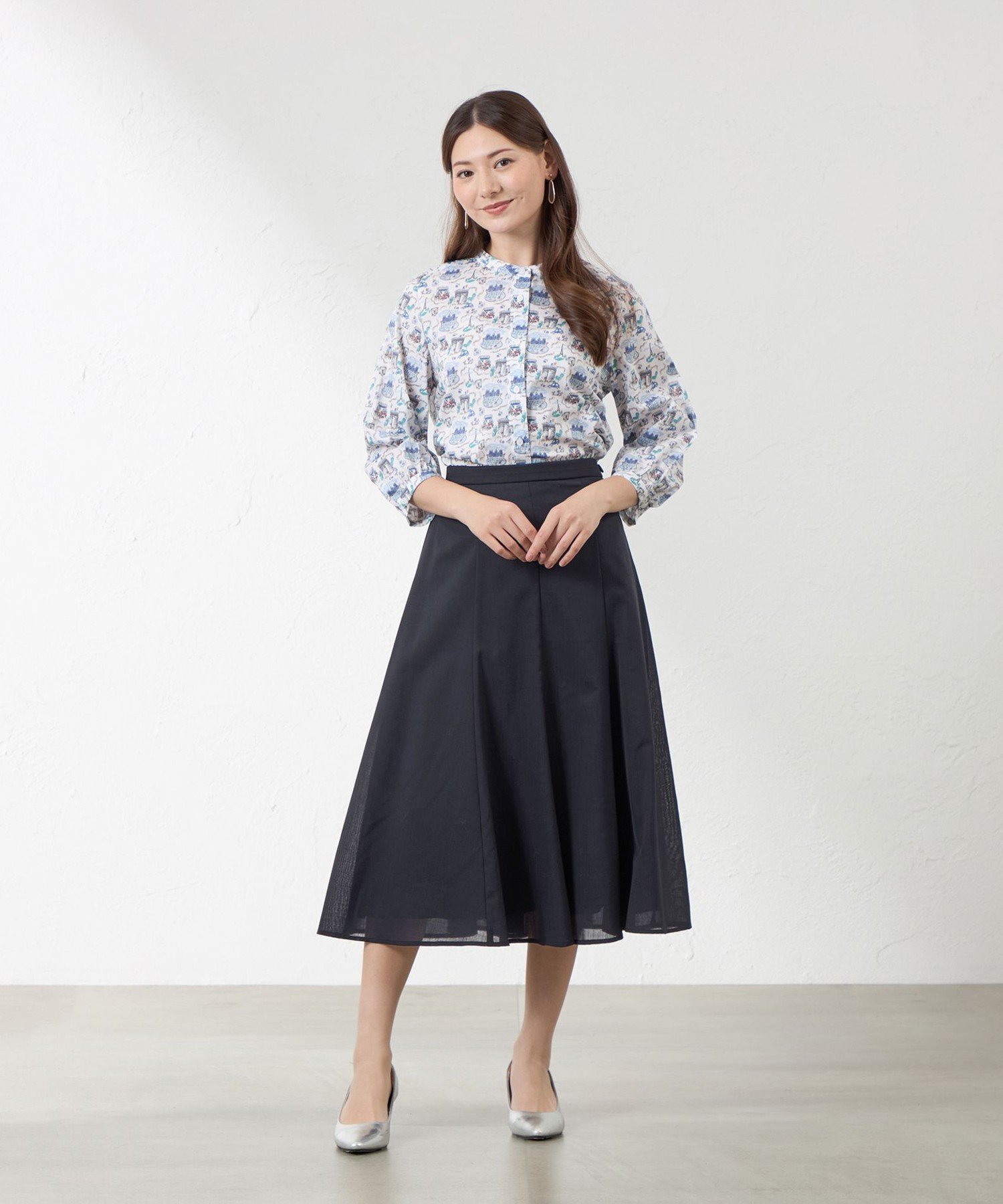 【LIBERTY】Bonjour ブラウス アマカ トップス シャツ・ブラウス ホワイト