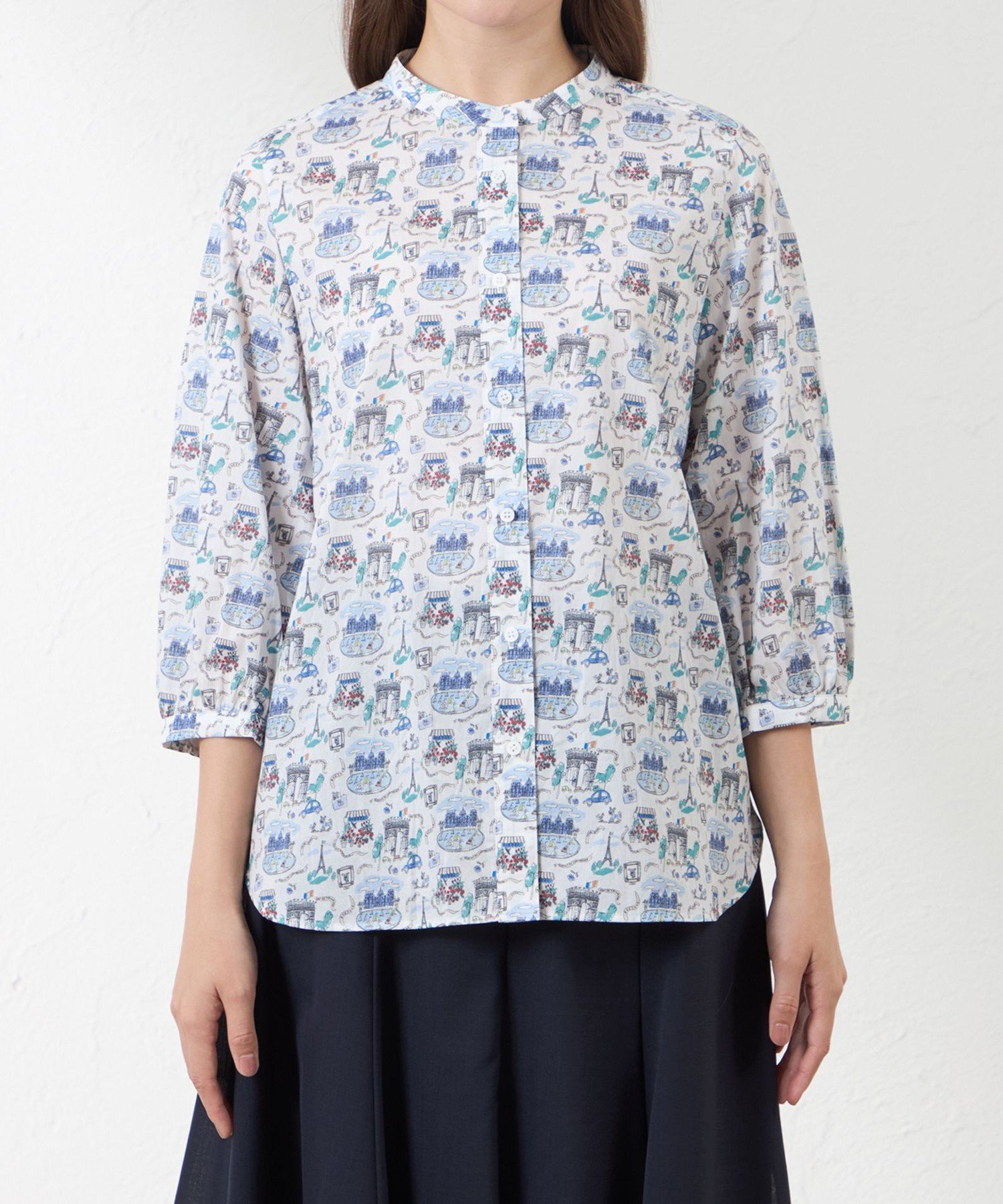 【LIBERTY】Bonjour ブラウス アマカ トップス シャツ・ブラウス ホワイト
