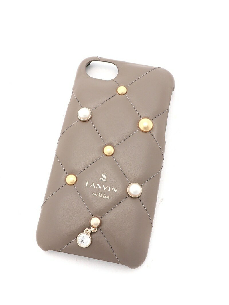 【SALE／50%OFF】LANVIN en Bleu iPhone 6/7/8対応ケース マトラッセ 482380 ランバンオンブルー スマホグッズ・オーディオ機器 スマホ・タブレット・PCケース/カバー ブラウン ピンク ブルー【送料無料】