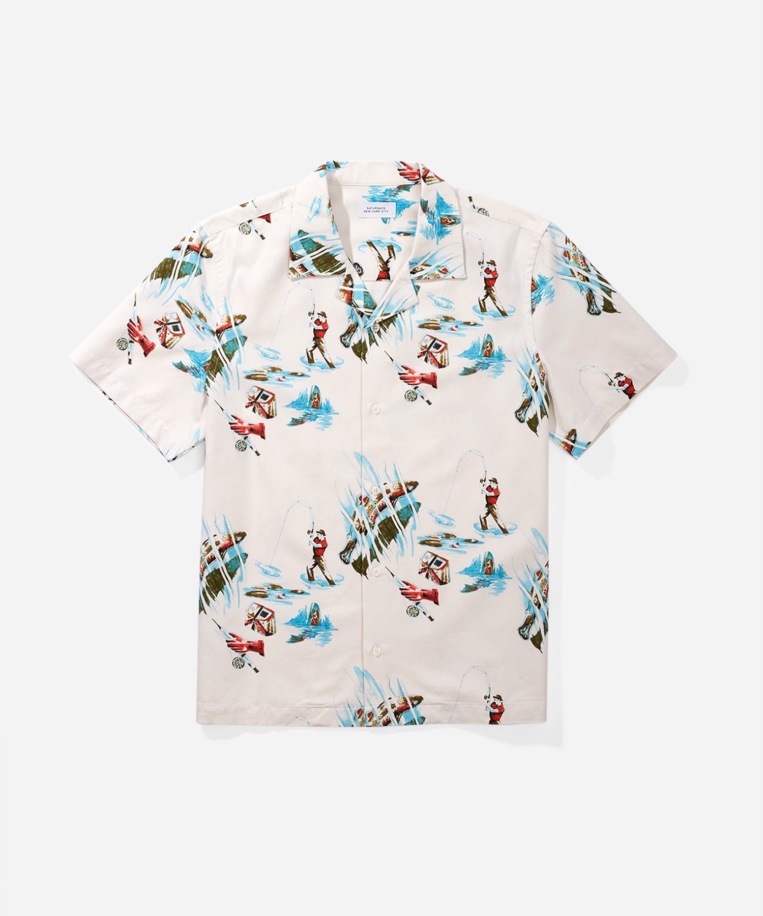【SALE／60%OFF】Saturdays NYC Tenkara Print Canty SS 