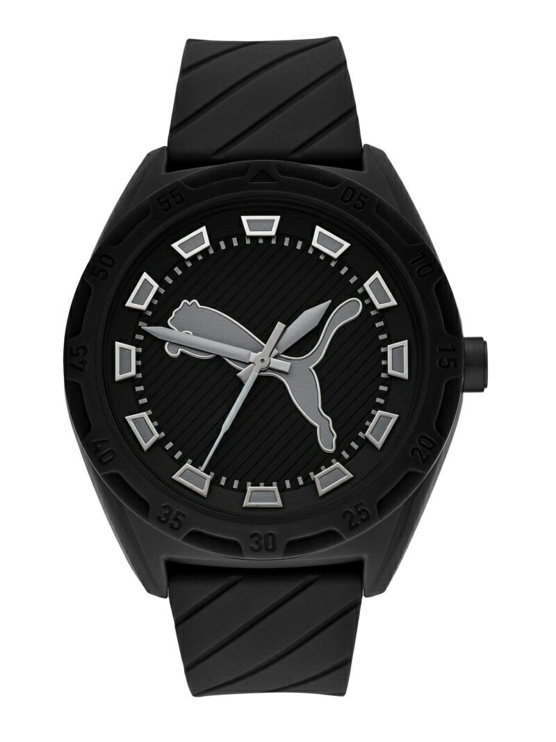 PUMA PUMA/ M PUMA STREET ウォッチステーションインターナショナル アクセサリー・腕時計 腕時計 ブラック【送料無料】